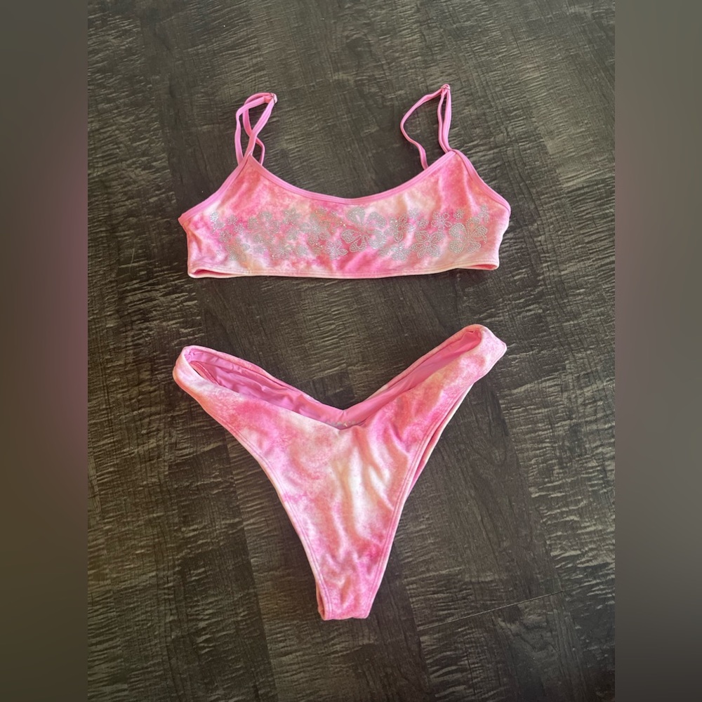 Frankies bikini terry pink - Picture 2 of 5